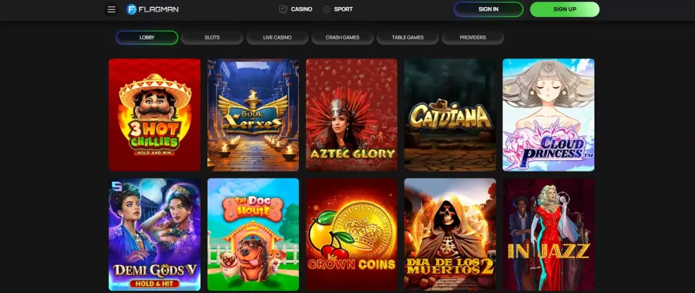 Flagman Casino – Willkommensbonus 150% bis zu 610 € plus 50 Freispiele für neue Spieler in Deutschland